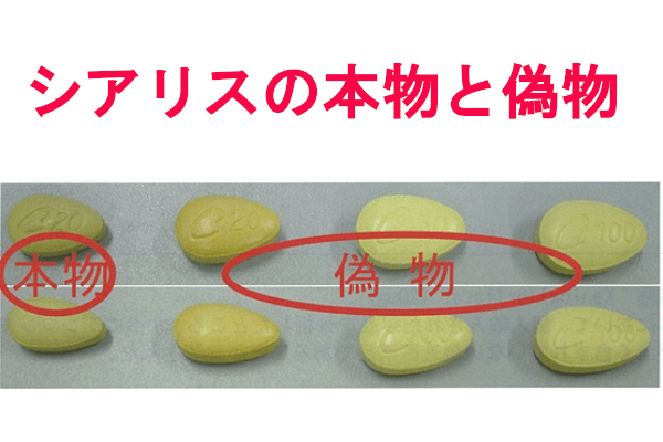 シアリスの本物と偽物
