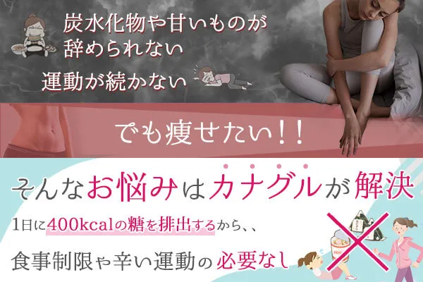 カナグルはこんな人におすすめ